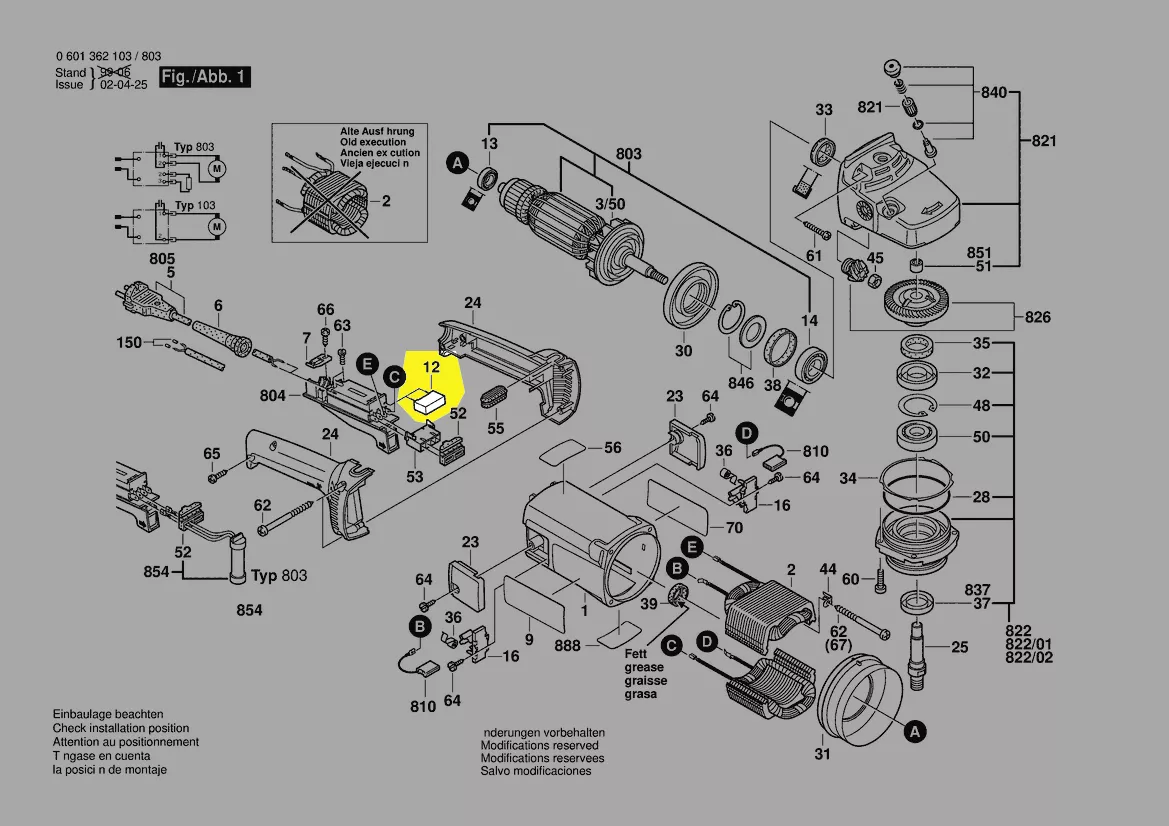 Condensateur pour GWS 20-230 BOSCH